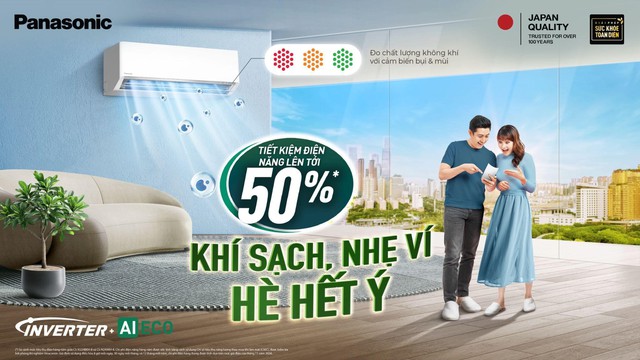 Điều hòa Panasonic XU 2025: Cảnh báo chất lượng không khí theo thời gian thực, tiết kiệm đến 50% tiền điện- Ảnh 1. Điều hòa Panasonic XU 2025: Cảnh báo chất lượng không khí theo thời gian thực, tiết kiệm đến 50% tiền điện- Ảnh 1.