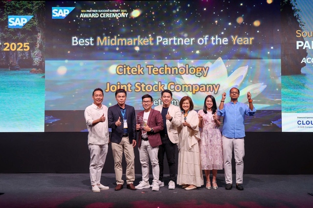 Citek được SAP vinh danh đối tác tốt nhất triển khai GROW with SAP tại Việt Nam- Ảnh 2.