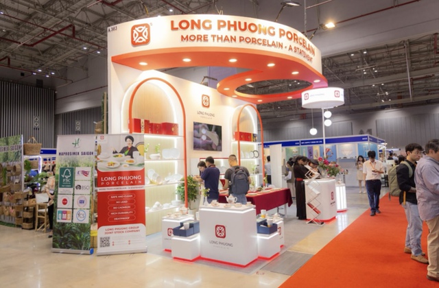 Sứ Long Phương đẩy mạnh xuất khẩu và mở rộng đối tác tại Global Sourcing Fair Vietnam 2025- Ảnh 3.