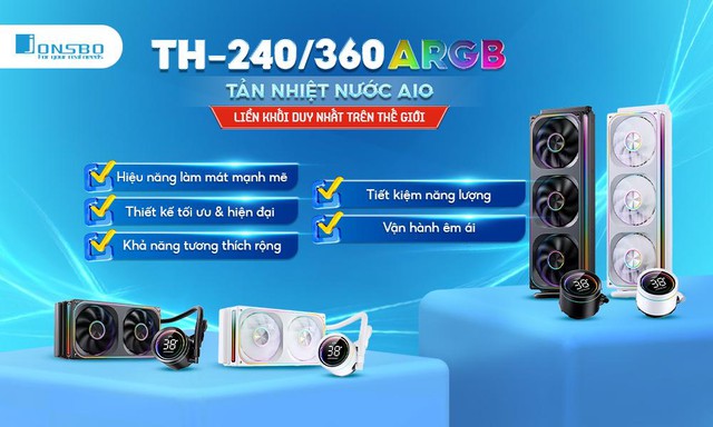 Jonsbo trình làng tản nhiệt nước AIO liền khối độc đáo, game thủ sướng rơn- Ảnh 1. Jonsbo trình làng tản nhiệt nước AIO liền khối độc đáo, game thủ sướng rơn- Ảnh 1.
