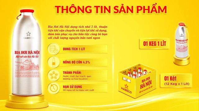 Bia Hơi Hà Nội ra mắt sản phẩm mới - KEG 1L- Ảnh 2.