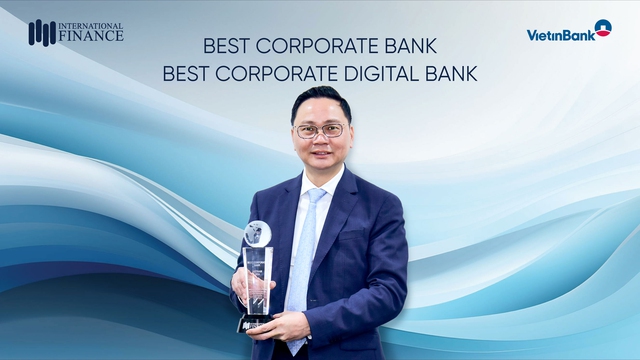 VietinBank nhận giải thưởng quốc tế dành cho ngân hàng doanh nghiệp- Ảnh 1. VietinBank nhận giải thưởng quốc tế dành cho ngân hàng doanh nghiệp- Ảnh 1.