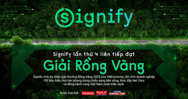 4 năm liên tiếp Signify vinh dự đạt Giải Rồng Vàng- Ảnh 5. 4 năm liên tiếp Signify vinh dự đạt Giải Rồng Vàng- Ảnh 5.