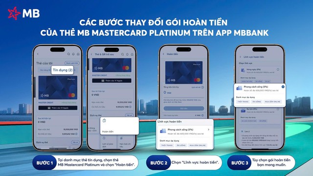 Ra mắt MB Mastercard Platinum: “Nhà vô địch” hoàn tiền trong hệ sinh thái MB - Ảnh 2. Ra mắt MB Mastercard Platinum: “Nhà vô địch” hoàn tiền trong hệ sinh thái MB - Ảnh 2.