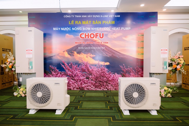 Máy nước nóng bơm nhiệt CHOFU chính thức ra mắt tại Việt Nam- Ảnh 1.