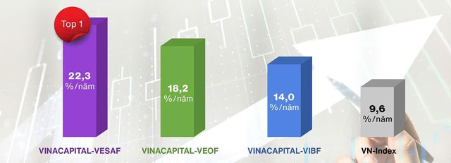 Hiệu suất 5 năm các quỹ mở cổ phiếu: Kênh đầu tư đáng tin cậy giữa biến động thị trường- Ảnh 1. Hiệu suất 5 năm các quỹ mở cổ phiếu: Kênh đầu tư đáng tin cậy giữa biến động thị trường- Ảnh 1.