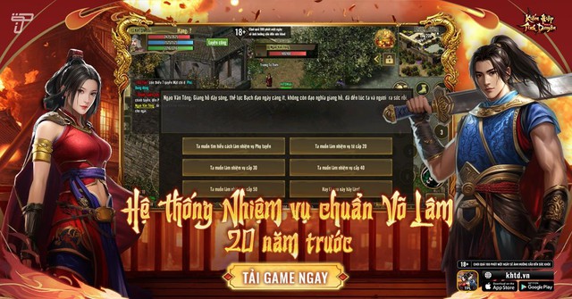Kiếm Hiệp Tình Duyên Mobile – Siêu phẩm kế thừa huyền thoại Võ Lâm ra mắt Alpha Test- Ảnh 2. Kiếm Hiệp Tình Duyên Mobile – Siêu phẩm kế thừa huyền thoại Võ Lâm ra mắt Alpha Test- Ảnh 2.
