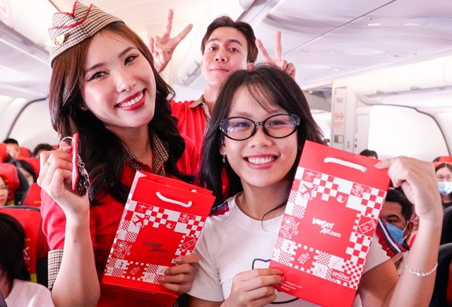 Trải nghiệm kh&ocirc;ng kh&iacute; đại nhạc hội ngay từ chuyến bay Vietjet đến K-Star Spark H&agrave; Nội - Ảnh 1.