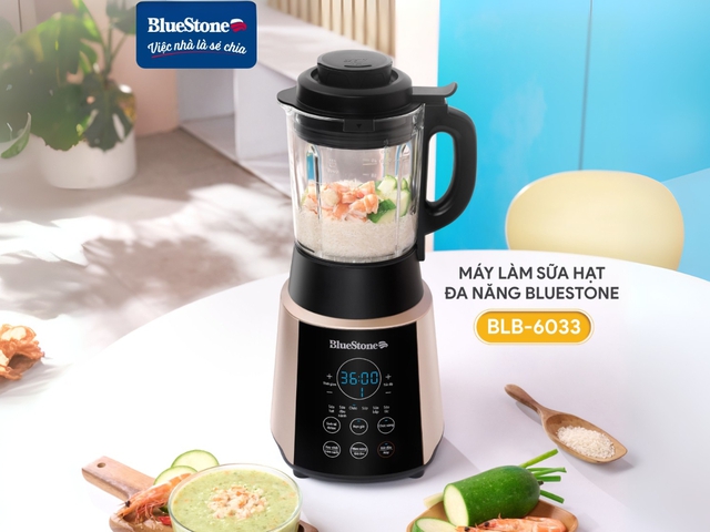 Bí quyết giúp sữa hạt mịn, không cần lọc từ máy làm sữa hạt BlueStone- Ảnh 2.