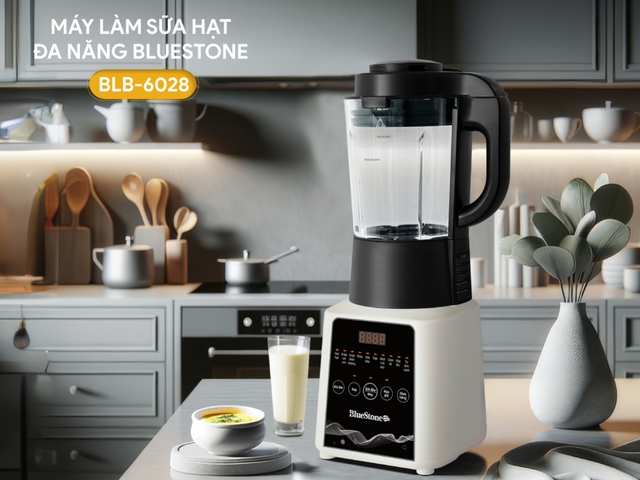 Bí quyết giúp sữa hạt mịn, không cần lọc từ máy làm sữa hạt BlueStone- Ảnh 4.