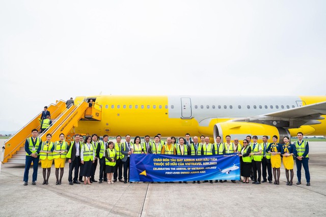 Vietravel Airlines đón máy bay Airbus A321 đầu tiên thuộc sở hữu của hãng- Ảnh 3. Vietravel Airlines đón máy bay Airbus A321 đầu tiên thuộc sở hữu của hãng- Ảnh 3.