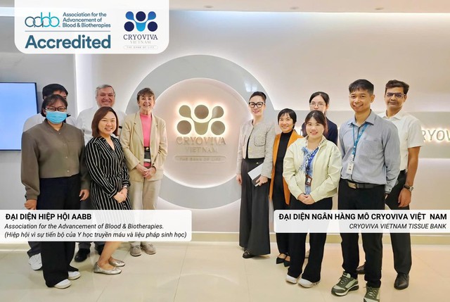 Cryoviva Vietnam đạt chứng nhận AABB, tiêu chuẩn lưu trữ toàn cầu- Ảnh 3.