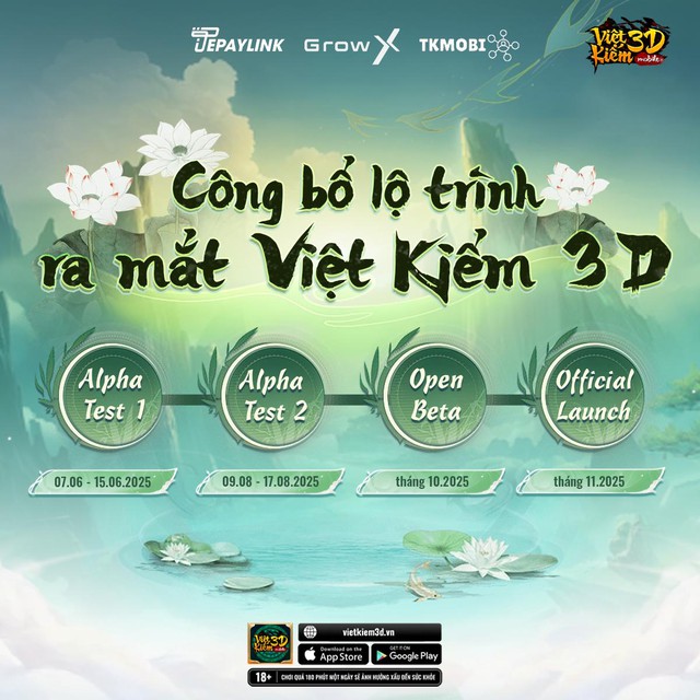 Alpha Test lần 1 - Việt Kiếm 3D Mobile chính thức khai mở từ 14h ngày 7/6/2025- Ảnh 3. Alpha Test lần 1 - Việt Kiếm 3D Mobile chính thức khai mở từ 14h ngày 7/6/2025- Ảnh 3.