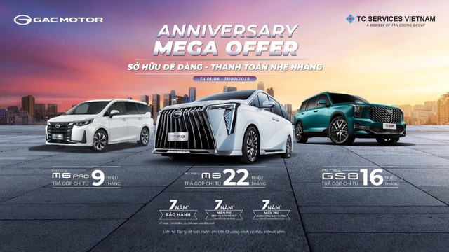 GAC Motor Việt Nam mừng sinh nhật 1 năm với ưu đ&atilde;i hấp dẫn- Ảnh 1.