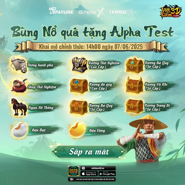 Alpha Test lần 1 - Việt Kiếm 3D Mobile chính thức khai mở từ 14h ngày 7/6/2025- Ảnh 4. Alpha Test lần 1 - Việt Kiếm 3D Mobile chính thức khai mở từ 14h ngày 7/6/2025- Ảnh 4.