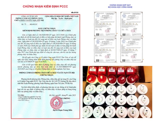 Hệ thống báo cháy không dây Tản Viên: Giải pháp an toàn, thông minh cho các công trình- Ảnh 1. Hệ thống báo cháy không dây Tản Viên: Giải pháp an toàn, thông minh cho các công trình- Ảnh 1.