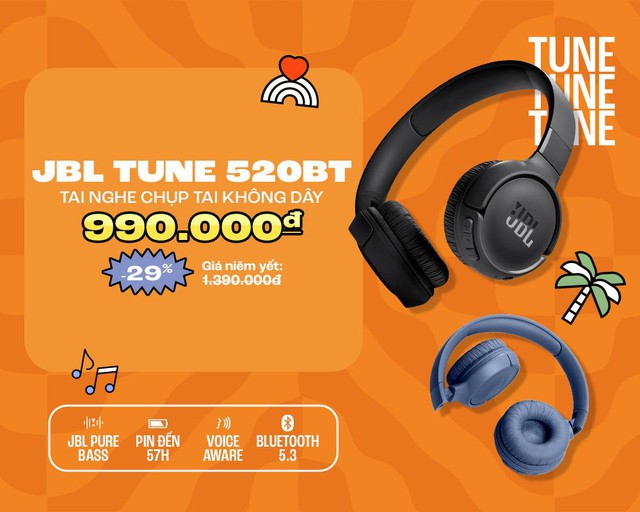 JBL Summer Sale &ndash; Rực ch&aacute;y m&ugrave;a h&egrave; c&ugrave;ng &acirc;m nhạc đỉnh cao, ưu đ&atilde;i cực sốc - Ảnh 1.