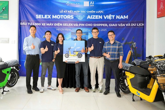 Selex Motors và AIZEN Việt Nam triển khai 2.000 xe điện, mở rộng cơ hội tiếp cận giao thông xanh- Ảnh 1.