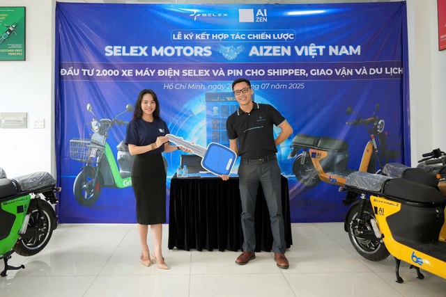 Selex Motors và AIZEN Việt Nam triển khai 2.000 xe điện, mở rộng cơ hội tiếp cận giao thông xanh- Ảnh 2.