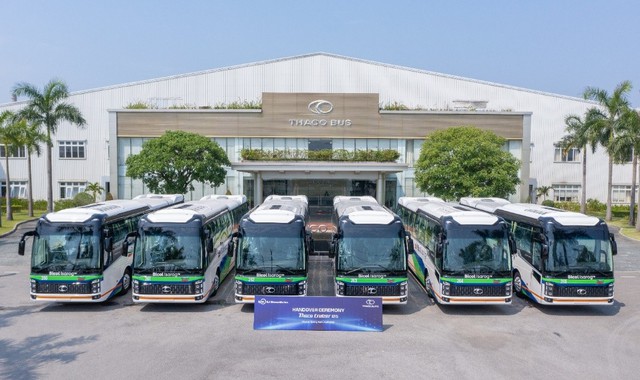 THACO AUTO hợp tác Tập đoàn BJ Mercantile phân phối xe bus THACO tại Philippines- Ảnh 1.
