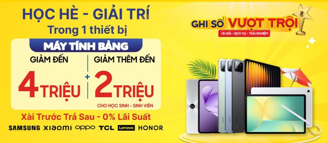 Hè học chăm, chơi đã với 3 mẫu Tablet Android đỉnh, deal ngon cho mọi kiểu sinh viên - Ảnh 1.