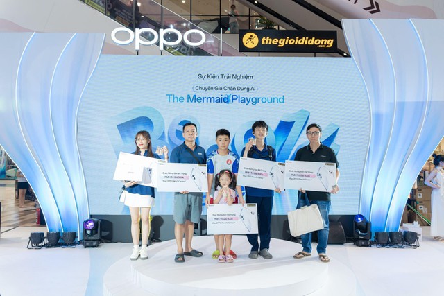 Oppo tái hiện đại dương kỳ ảo giữa lòng Hà Nội qua sự kiện trải nghiệm Reno14 series- Ảnh 5. Oppo tái hiện đại dương kỳ ảo giữa lòng Hà Nội qua sự kiện trải nghiệm Reno14 series- Ảnh 5.
