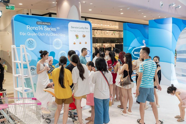 Oppo tái hiện đại dương kỳ ảo giữa lòng Hà Nội qua sự kiện trải nghiệm Reno14 series- Ảnh 6. Oppo tái hiện đại dương kỳ ảo giữa lòng Hà Nội qua sự kiện trải nghiệm Reno14 series- Ảnh 6.