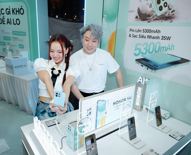 “Trạm sạc năng lượng” HONOR X6c thu hút giới trẻ trải nghiệm công nghệ và rinh quà khủng- Ảnh 2.