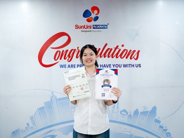 Xuất sắc đạt 7.0 IELTS nhờ cha mẹ định hướng sớm- Ảnh 1.