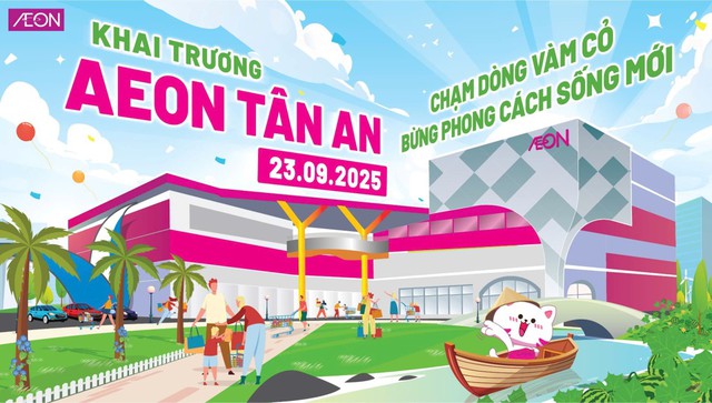 AEON Tân An sắp khai trương tại Đồng bằng sông Cửu Long- Ảnh 1.