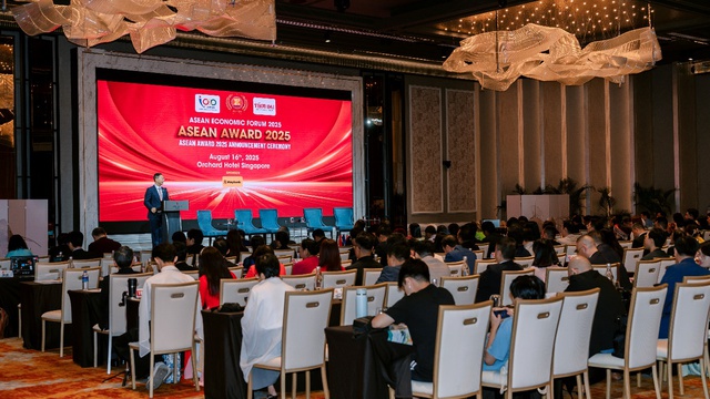 Chủ tịch Hoàng Mai Chung được vinh danh Top 10 Nhà lãnh đạo giỏi ASEAN Award 2025- Ảnh 1.
