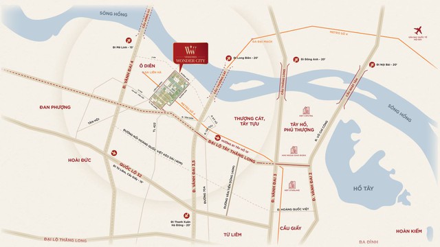 Toàn cảnh lịch sử tăng giá các dự án dọc trục “đại lộ tỷ đô” Tây Thăng Long - Ảnh 1. Toàn cảnh lịch sử tăng giá các dự án dọc trục “đại lộ tỷ đô” Tây Thăng Long - Ảnh 1.