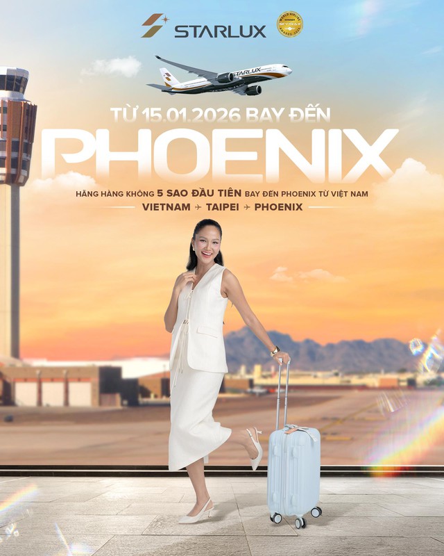 STARLUX Airlines mở tuyến bay mới: Kết nối từ Việt Nam đến Phoenix, Arizona qua Đài Bắc- Ảnh 1.