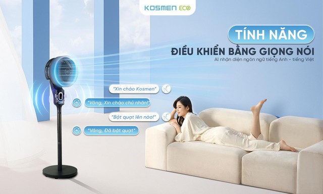Quạt thông minh điều khiển giọng nói thông minh cho người Việt- Ảnh 1.