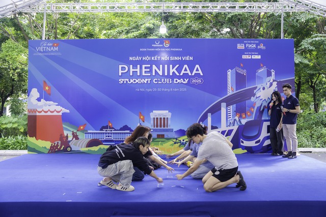 Rộn ràng mùa nhập học: Ngày hội Kết nối Student Club Day 2025 tại Đại học Phenikaa- Ảnh 4.