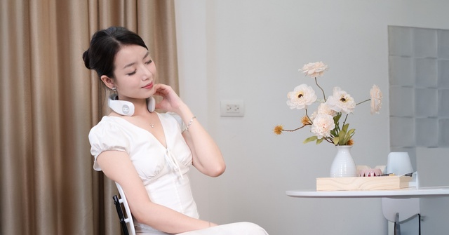 Máy massage cổ KINGTECH ST-304: Thư giãn thông minh bằng công nghệ TENS và sưởi ấm- Ảnh 4.