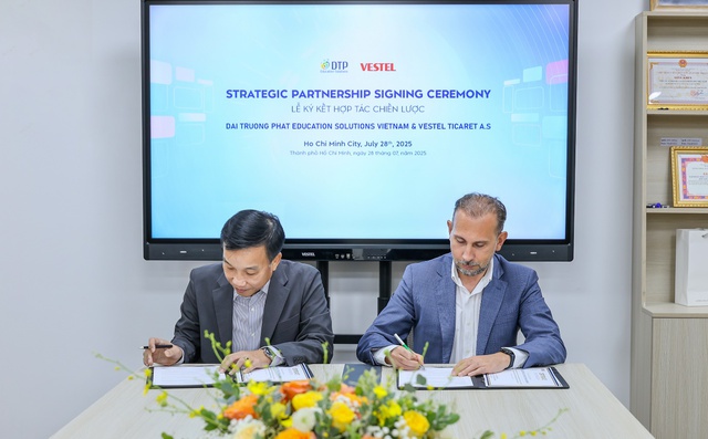 Đại Trường Phát hợp tác chiến lược với Vestel trong giải pháp giáo dục số và hiển thị- Ảnh 1.