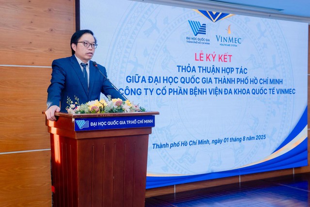 Vinmec và Đại học Quốc gia TP.HCM hợp tác chiến lược nâng cao chất lượng y tế- Ảnh 1.