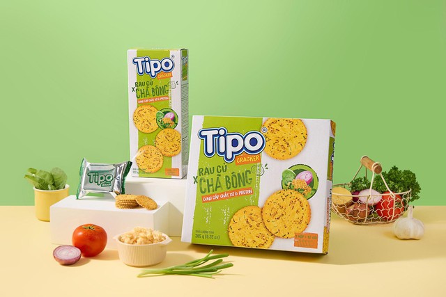 Bí quyết quà vặt lành mạnh: Cracker rau củ chà bông Tipo!- Ảnh 1.