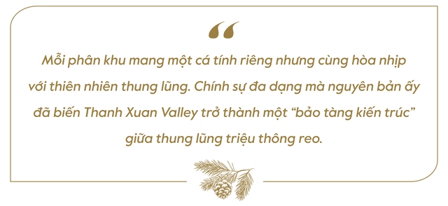 Thanh Xuan Valley: Nghệ thuật “may đo” không gian sống giữa thung lũng triệu thông reo- Ảnh 5. Thanh Xuan Valley: Nghệ thuật “may đo” không gian sống giữa thung lũng triệu thông reo- Ảnh 5.