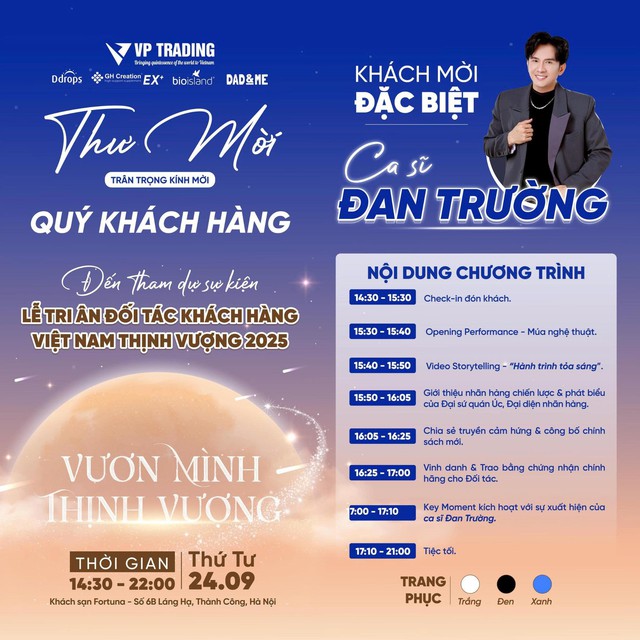 “Vươn Mình Thịnh Vượng" – Đêm hội kết nối và lan toả cảm hứng cùng Đan Trường- Ảnh 1.