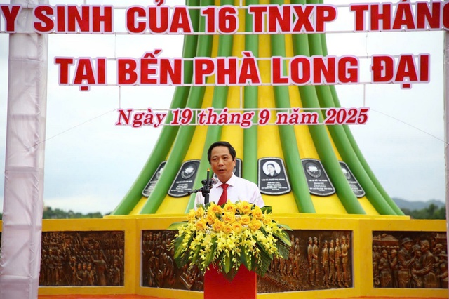 Khánh thành Khu tưởng niệm thanh niên xung phong hy sinh tại bến phà Long Đại- Ảnh 1.