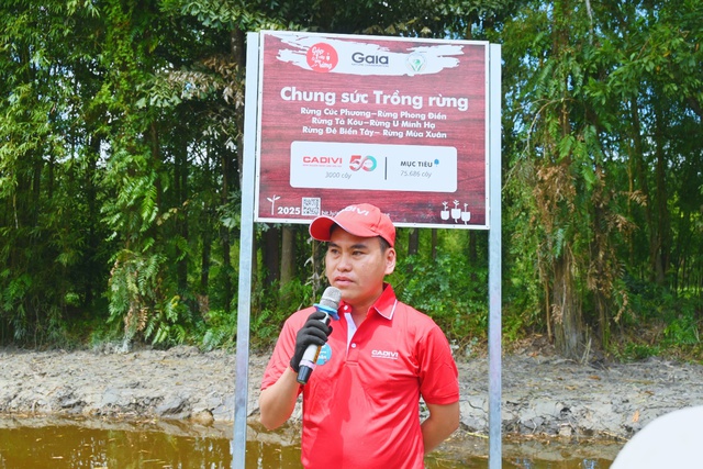 CADIVI khởi động chương trình trồng rừng, lan tỏa cam kết xanh- Ảnh 1.