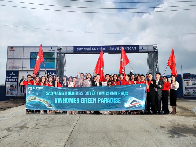 Sao Vàng Holdings - Đại lý phân phối F1 chiến lược dự án Vinhomes Green Paradise Cần Giờ- Ảnh 1.