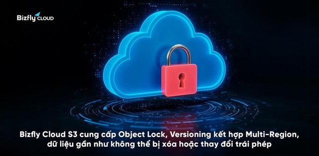 Bizfly Cloud S3 bảo vệ trước rủi ro mất mát và tấn công dữ liệu từ lưu trữ vật lý, giúp dữ liệu luôn an toàn, kinh doanh liền mạch- Ảnh 1.