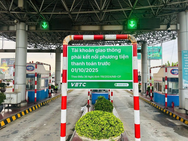 Nguy cơ tắc nghẽn giao thông vì chưa chuyển đổi tài khoản giao thông đúng hạn 01/10/25- Ảnh 1.