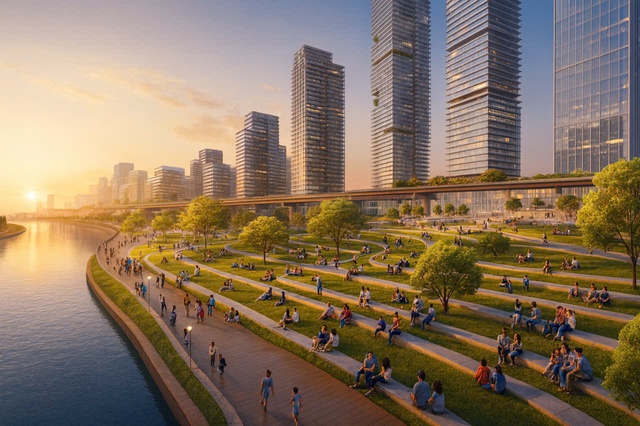 Văn Phú - Đèo Cả báo cáo định hướng phát triển “Trục cảnh quan sông Hồng”- Ảnh 3.