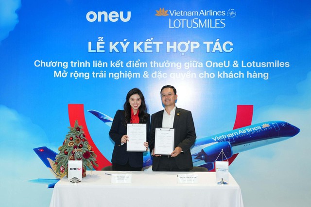 OneU bắt tay c&ugrave;ng Lotusmiles mang lại những ưu đ&atilde;i &ldquo;khủng" cho kh&aacute;ch h&agrave;ng- Ảnh 1.