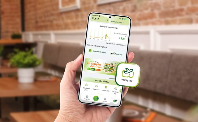 Tết cận kề: Đặt vé máy bay, tàu xe qua VCB Digibank nhận ngay ưu đãi lên tới 50%- Ảnh 1.