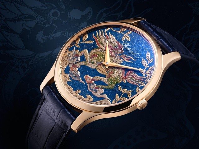 Chopard Long Mã: Đồng hồ Thuỵ Sĩ bắt tay sơn mài Việt - Ảnh 1.